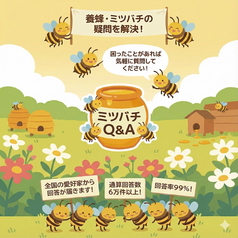 ミツバチQ&Aへようこそ